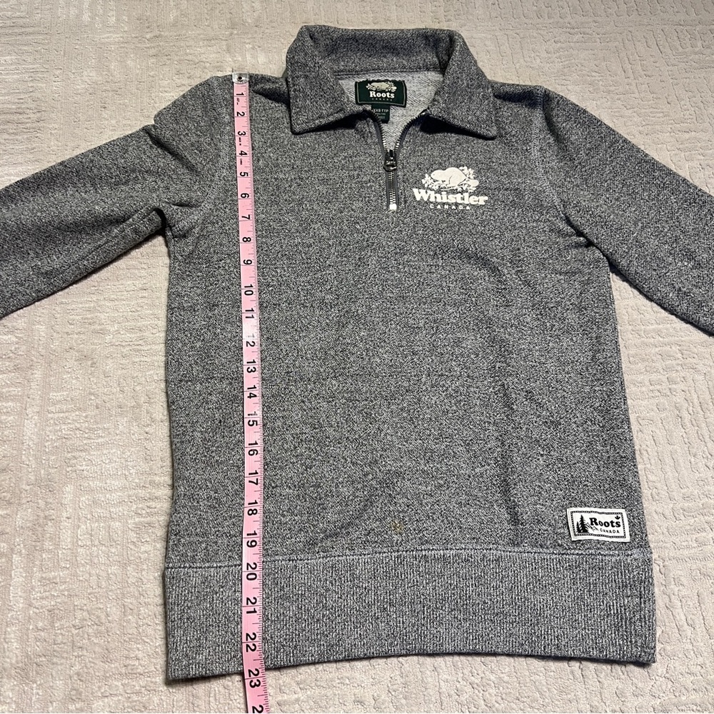 Roots Canada Sweater Quarter Zip Whistler Women’s XXS - Picture 5 of 8